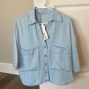 Zara casual button down!